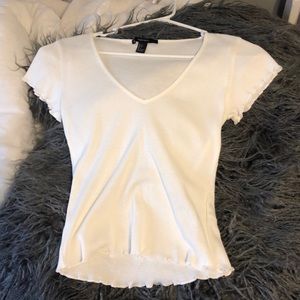 white v neck